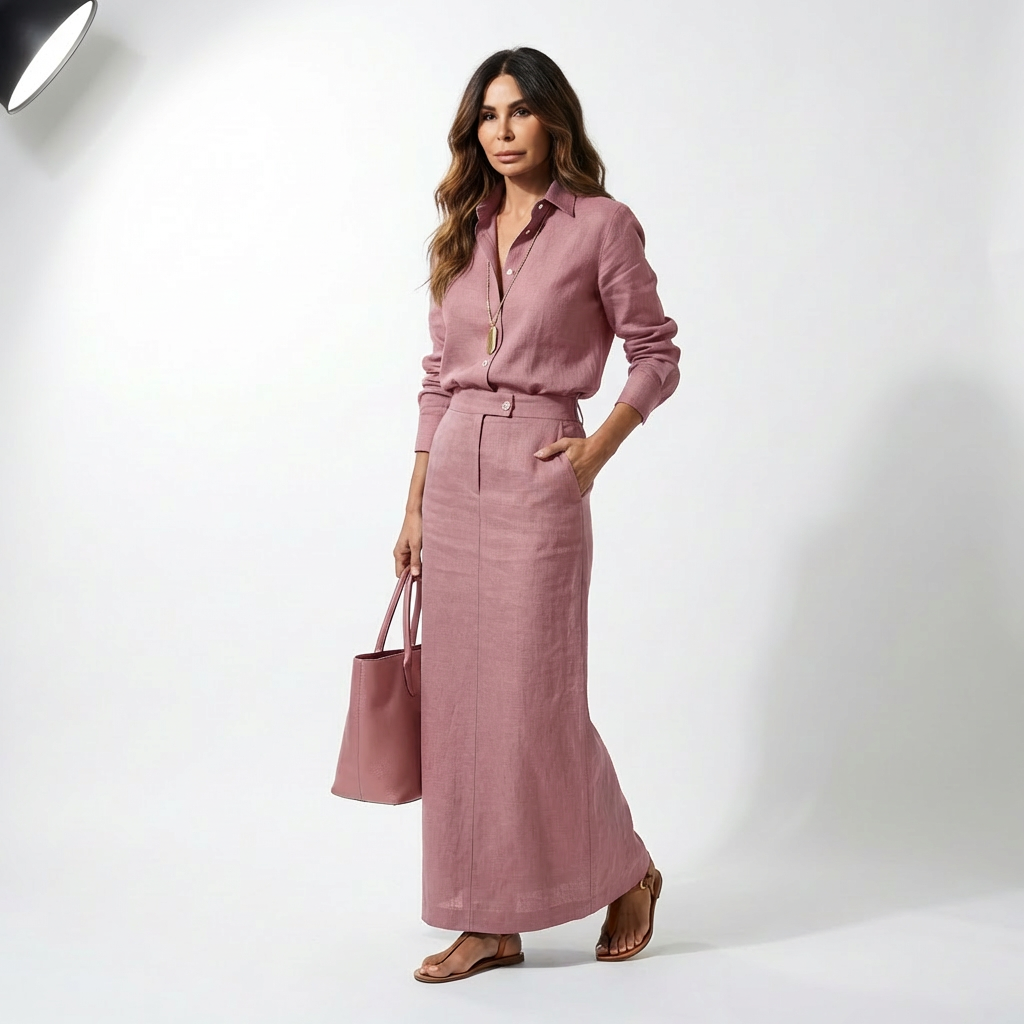 Conjunto Amelia – Blusa + Falda | El favorito de las famosas europeas (MaxConfort)