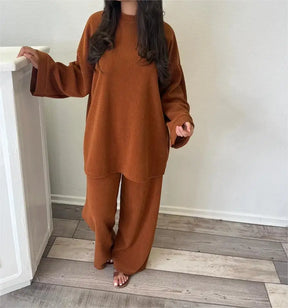 Conjunto Samia - Blusa + Pantalón - El Favorito de las Famosas (Confort)