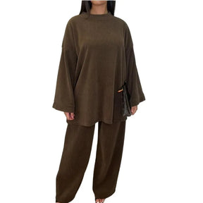 Conjunto Samia - Blusa + Pantalón - El Favorito de las Famosas (Confort)