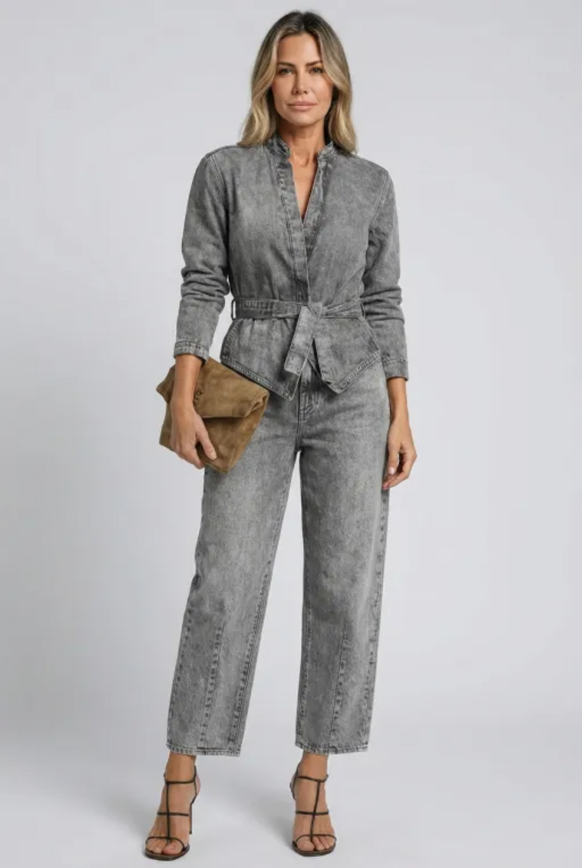 Conjunto Marlen - Jeans - (Queridinho das Blogueiras Europeias) MaxConfort