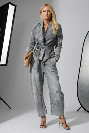 Conjunto Marlen - Jeans - (Queridinho das Blogueiras Europeias) MaxConfort