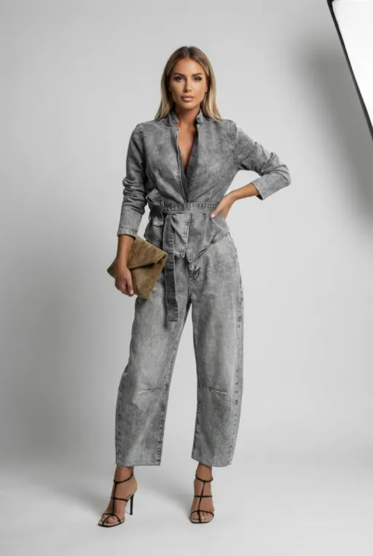 Conjunto Marlen - Jeans - (Queridinho das Blogueiras Europeias) MaxConfort