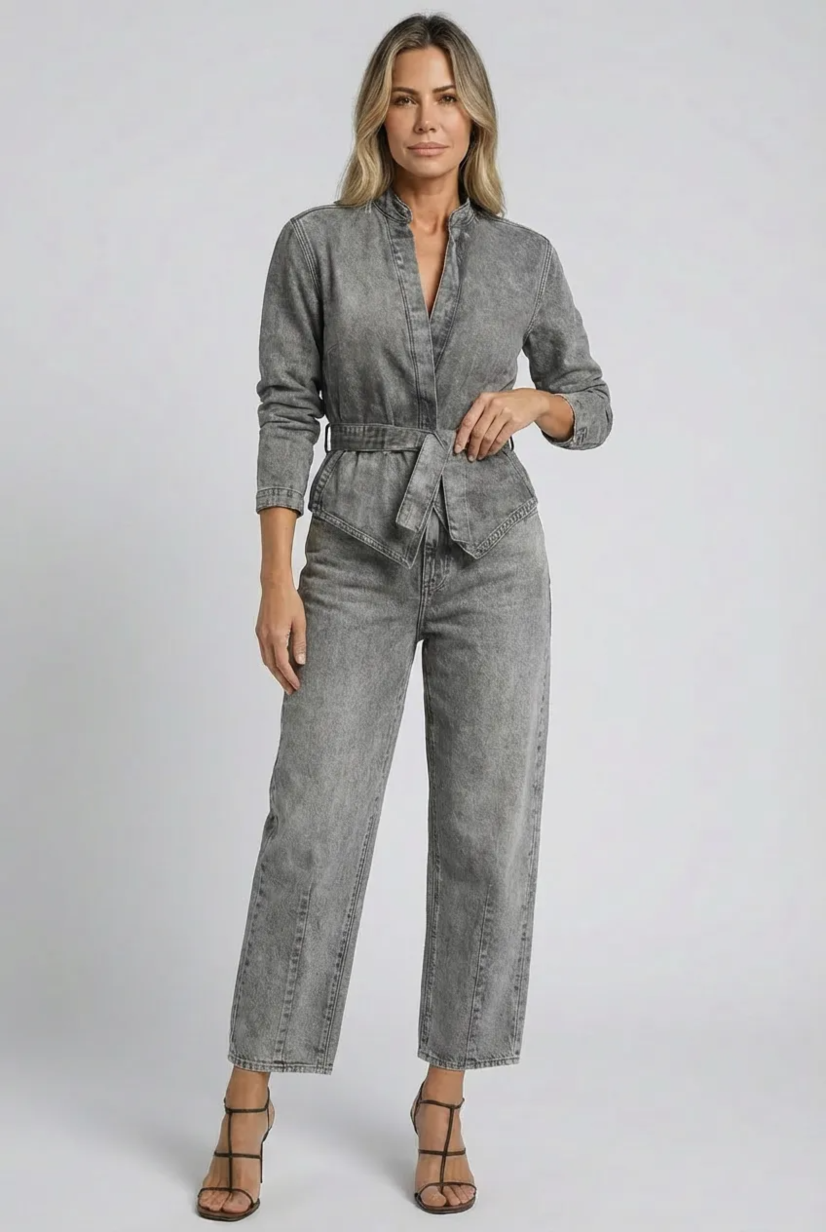 Conjunto Marlen - Jeans - (Queridinho das Blogueiras Europeias) MaxConfort