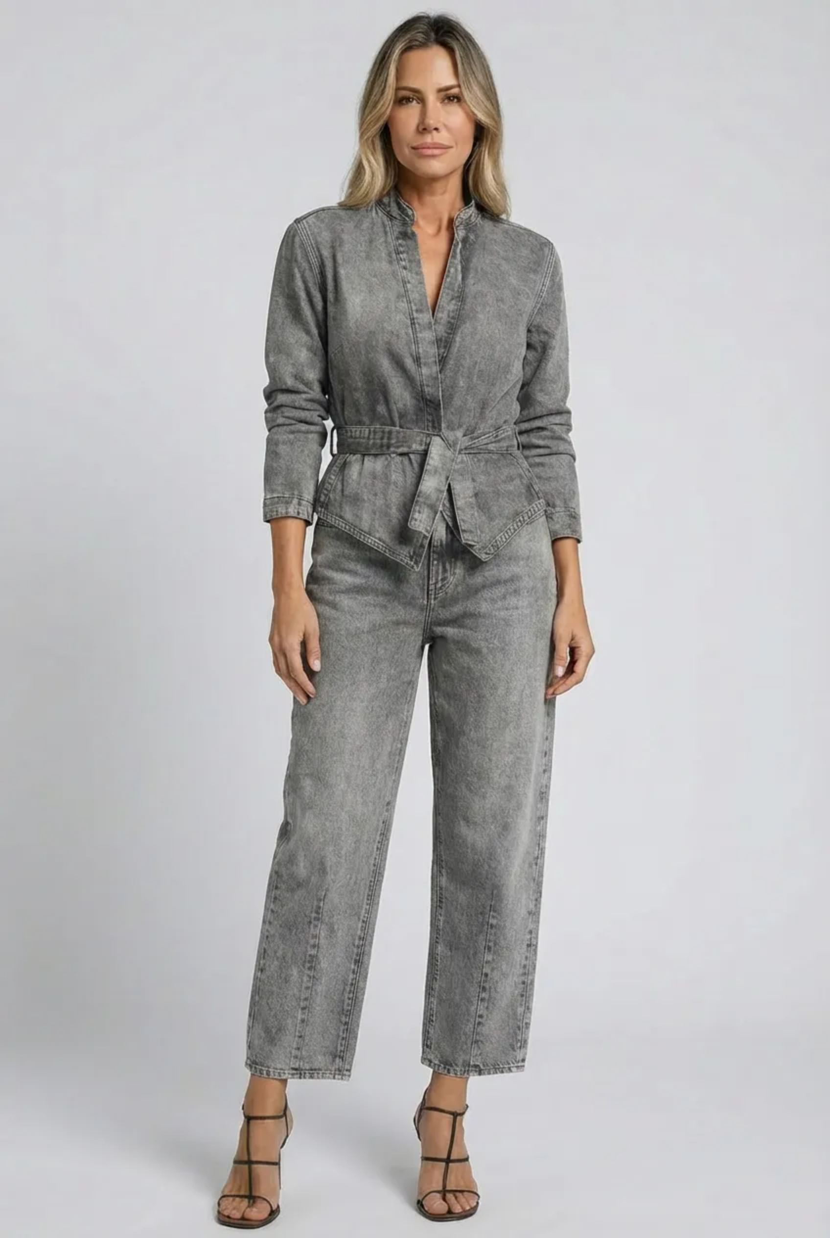 Conjunto Marlen - Jeans - (Queridinho das Blogueiras Europeias) MaxConfort